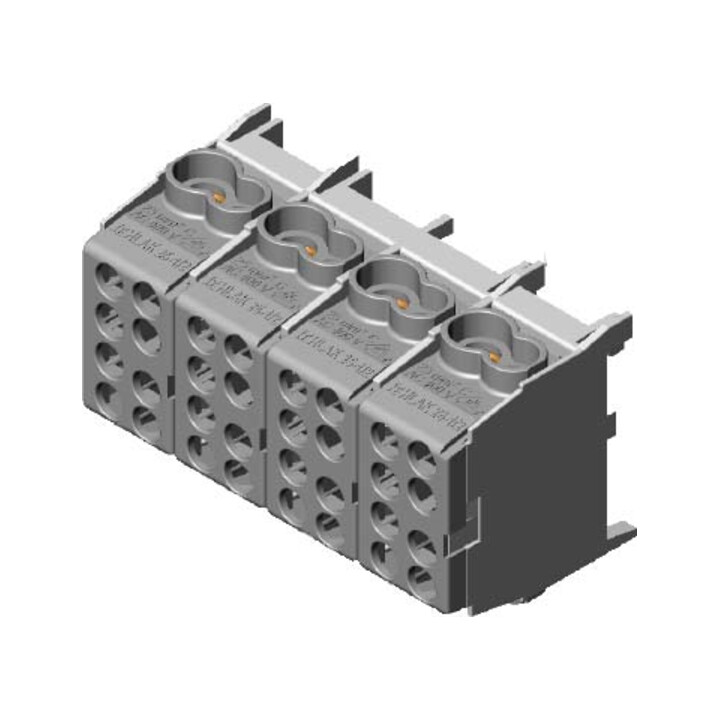 Pollmann Connecteur de dérivation gris HLAK 25-4/8 GR-S