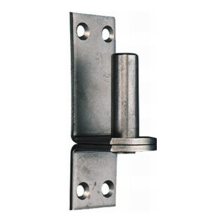 POLLMANN Haken D,13mm m.Platte,z.Aufschrauben Edelstahl V2A