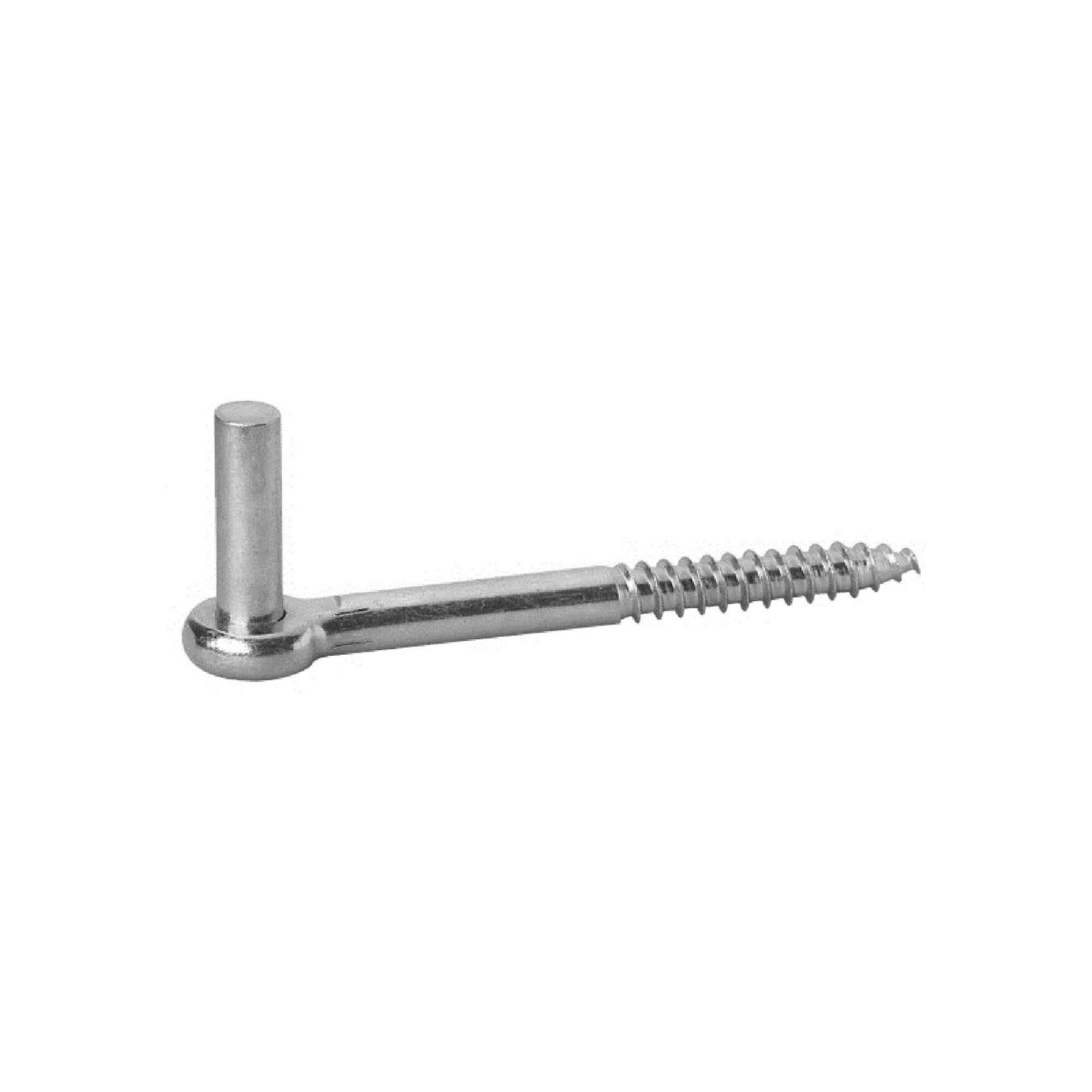 POLLMANN Haken J,10mm,mit Holzgewinde zum Einschrauben Eisen, galv. hell verz.