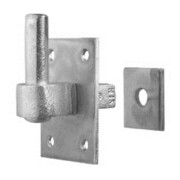 POLLMANN Haken N,16mm,mit Platte zum Durchschrauben Eisen, galv. hell verz.