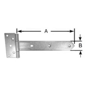 POLLMANN Kreuzgehänge 124,L200 leicht,Eisen galvanisch hell verzinkt