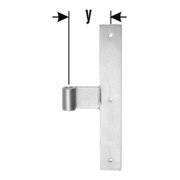 POLLMANN Mittelband D20 x400mm hell verz.