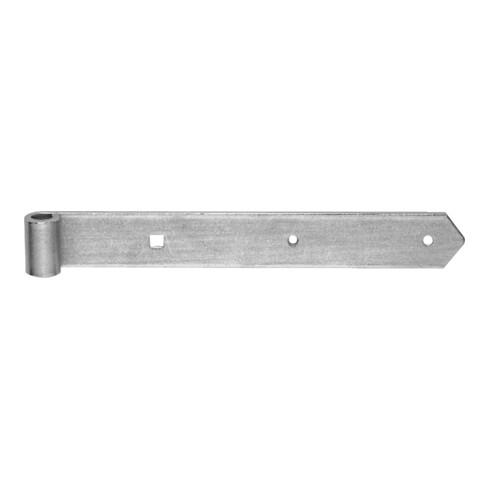 POLLMANN Paumelle de portail bout pointu pour axe 16 mm, 1000 mm, fer, galvanisé à chaud