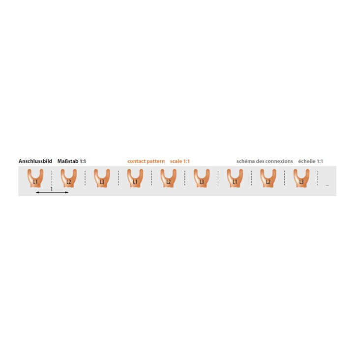 Pollmann Rail de phase G-3L-1000/10 triphasé