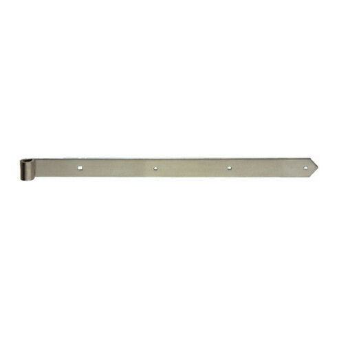 POLLMANN Tor-Ladenband Ende spitz für Dorn16mm,800mm Edelstahl V2A,edelstahl