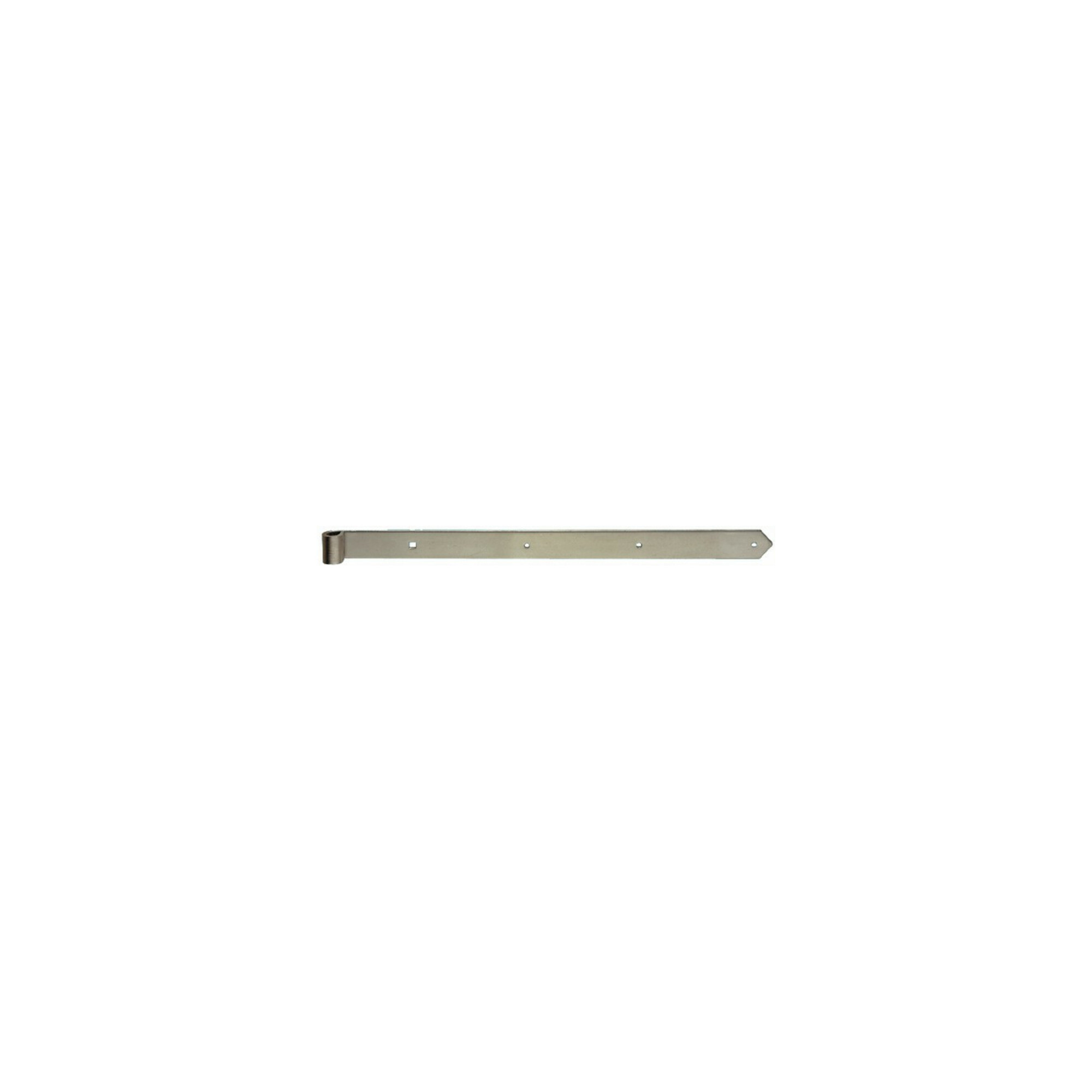 POLLMANN Tor-Ladenband Ende spitz für Dorn16mm,800mm Edelstahl V2A,edelstahl