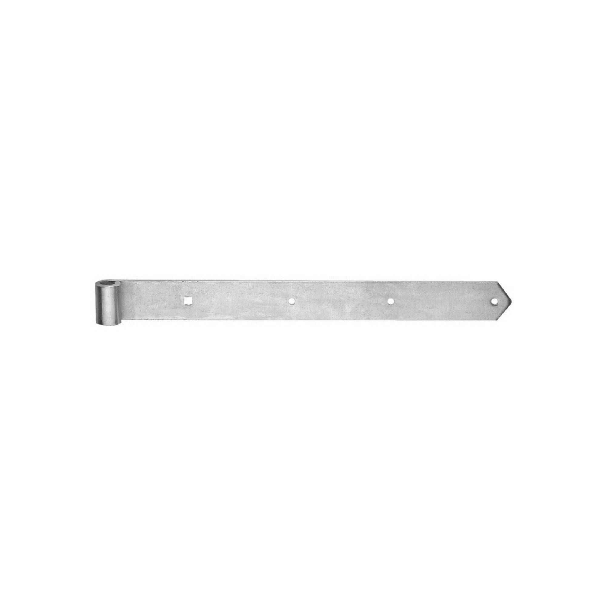 POLLMANN Tor-Ladenband Ende spitz für Dorn20mm,1000mm Eisen, galv. hell verz.