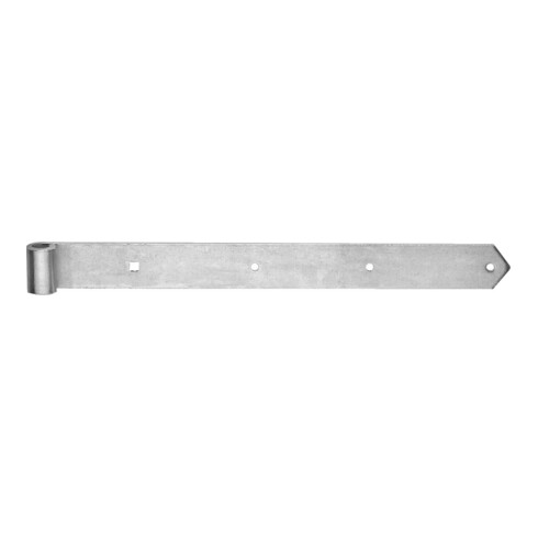POLLMANN Tor-Ladenband Ende spitz für Dorn20mm,1200mm Eisen, galv. hell verz.