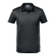 Polo fonctionnel CORDOBA taille L gris foncé/gris clair 100 % PES FELDTMANN-1