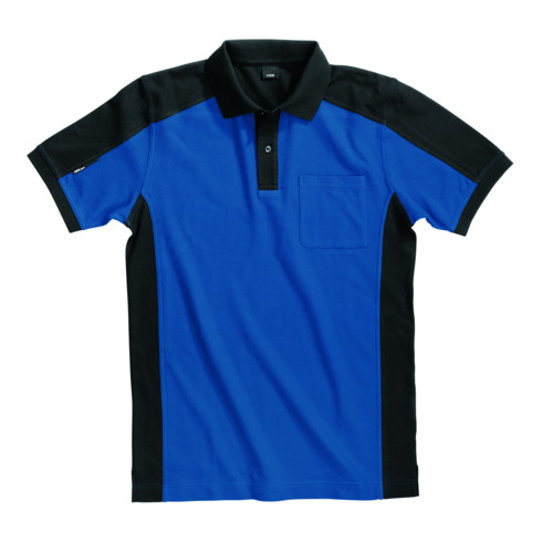 Poloshirt FHB Konrad 91490 bleu royal/noir
