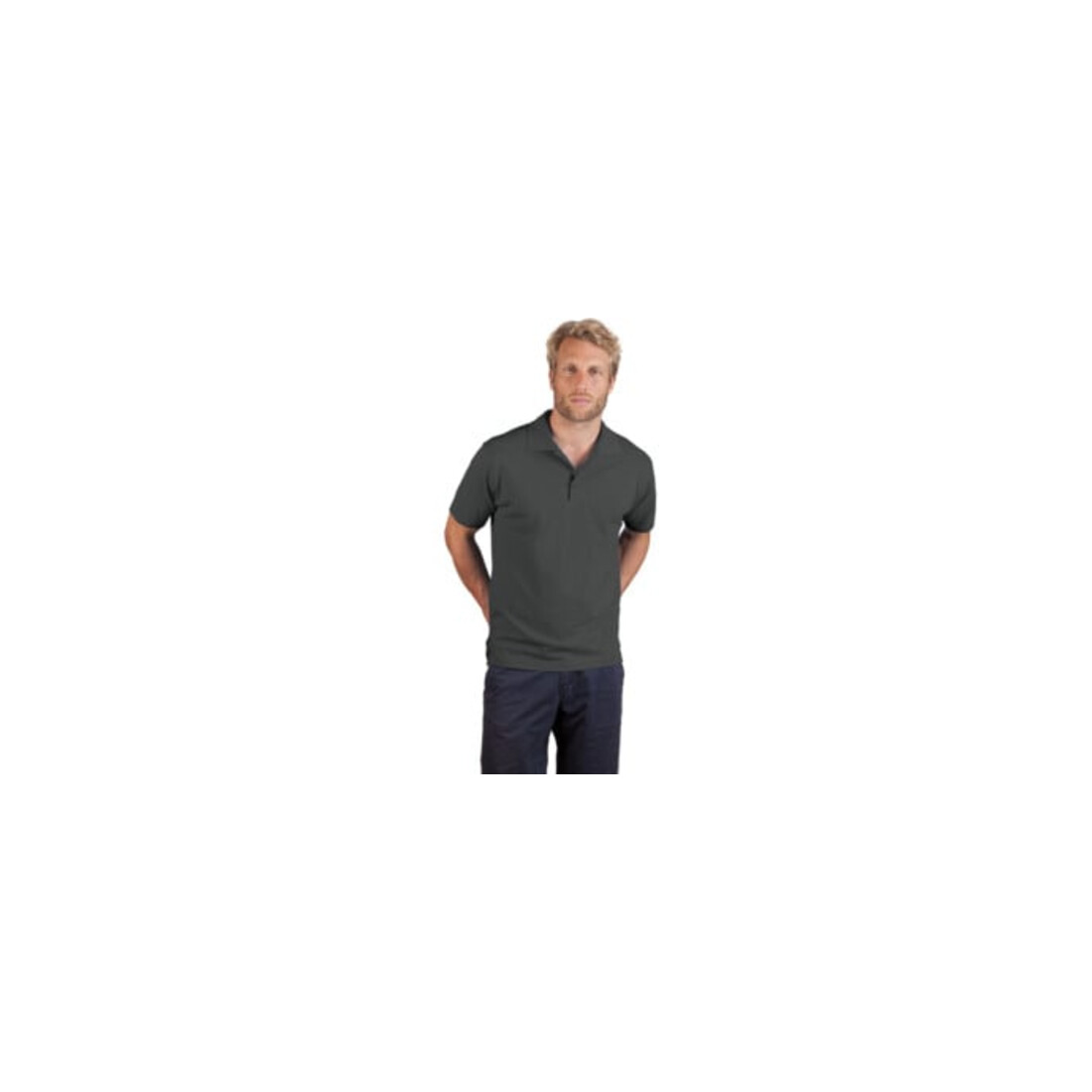 Promodoro Poloshirt gris clair
