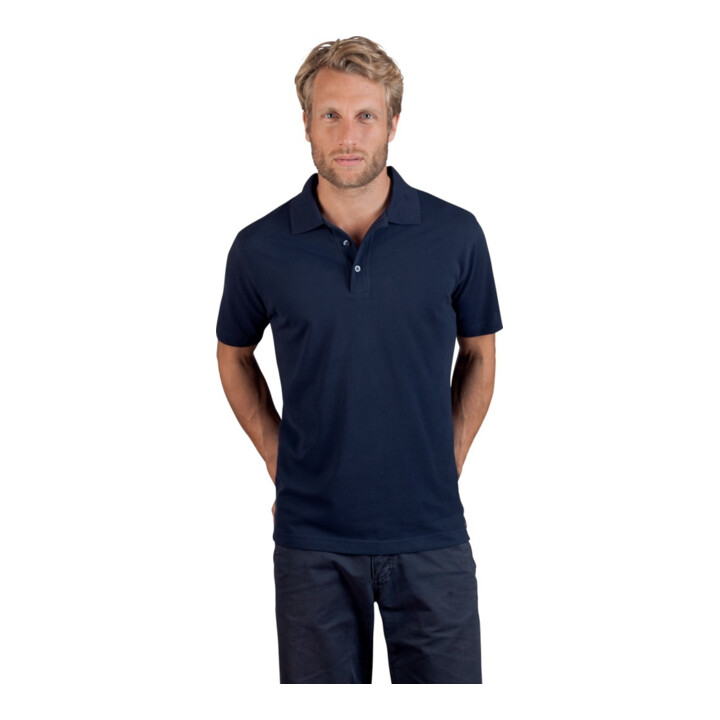 Polo Men´s Superior taille M navy 100% CO PROMODORO