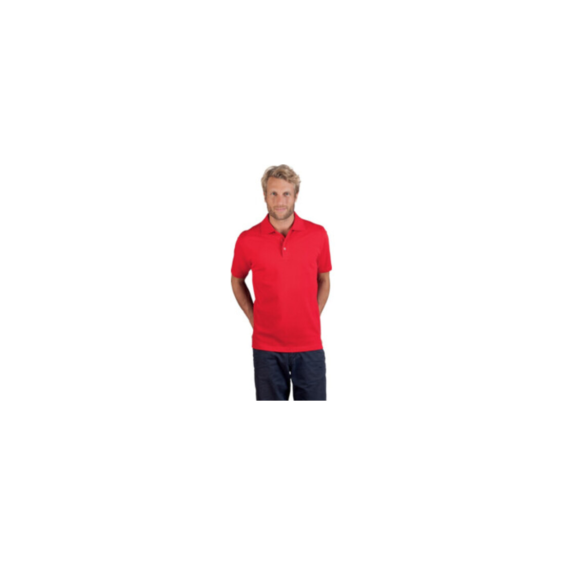 Poloshirt Promodoro rouge feu