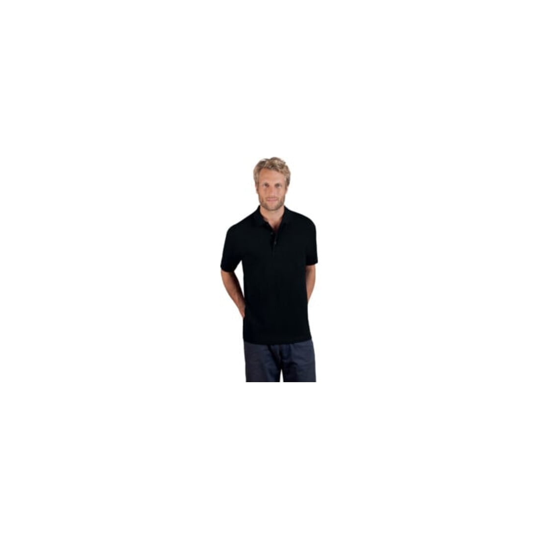 Polo Men´s Superior taille XL noir 100% CO PROMODORO