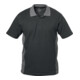 Polo Sevilla taille L noir/gris 100 % CO ELYSEE-1