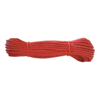 Polypropylen-Seil, Durchmesser 8mm 20m auf Docke, orange