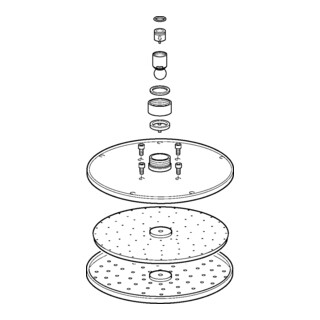 Pomme de douche Hansa Viva d= 200mm complet