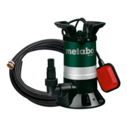 Metabo Pompa sommersa per acque reflue PS 7500 S kit con set di scarico con raccordi (7 m), scatola di cartone