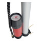 Pompe à air manuelle 600 mm avec manomètre aluminium-3