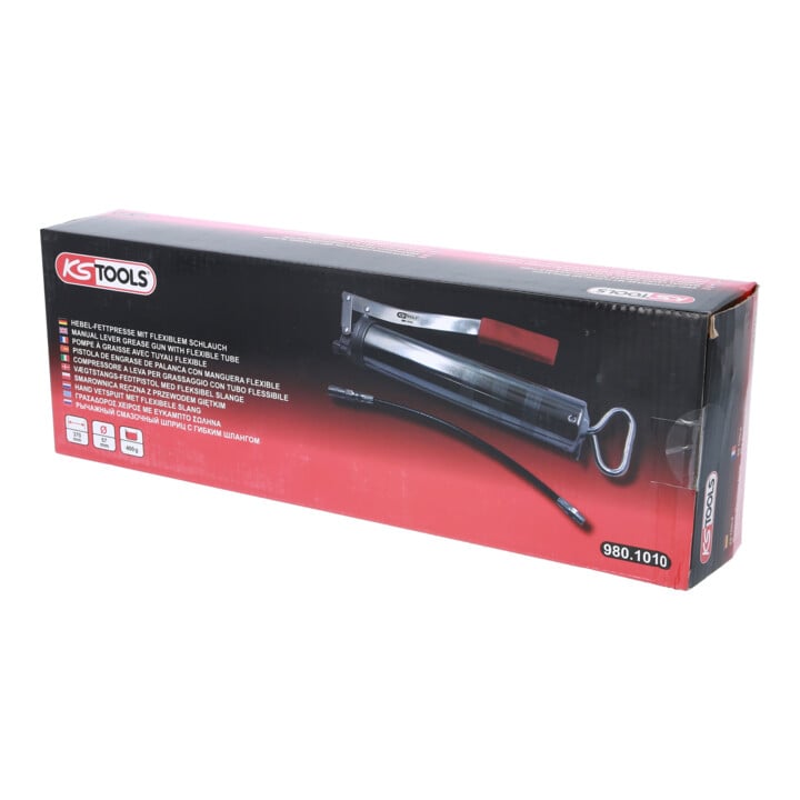 Pompe à graisse avec tuyau flexible, 400g