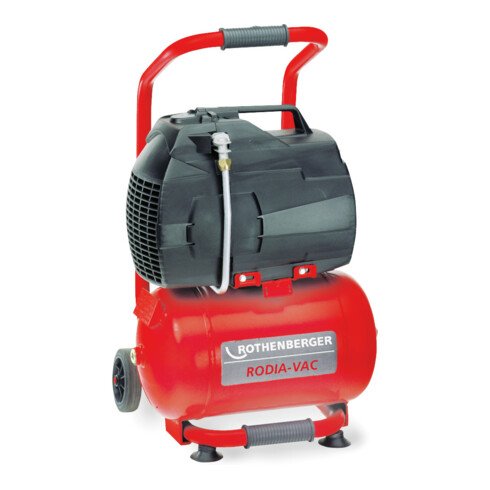 Pompe à vide Rothenberger, RODIA-VAC, 230 Volt avec réservoir de sécurité de 10 litres