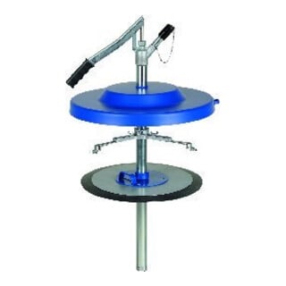 Pompe de remplissage de graisse adapté à env. 50 kg seau D. 335 - 385 mm D. pomp