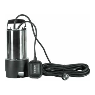 Pompe immergée pour eaux usées STIER, acier inoxydable, ESTW-1100