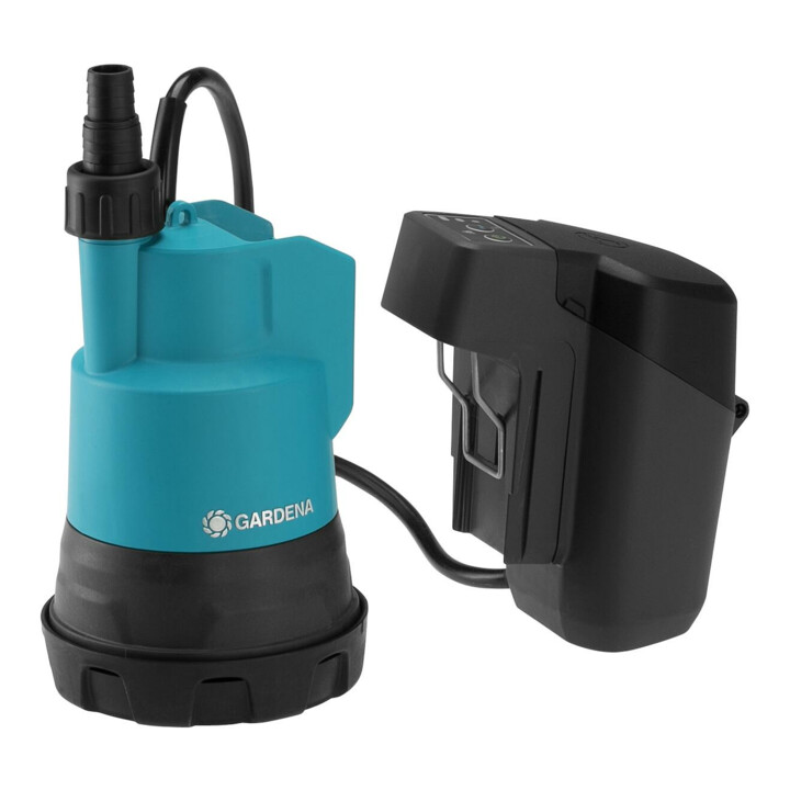 Pompe submersible à eau claire sans fil 2000/2 18V P4A GARDENA Set Ready-To-Use