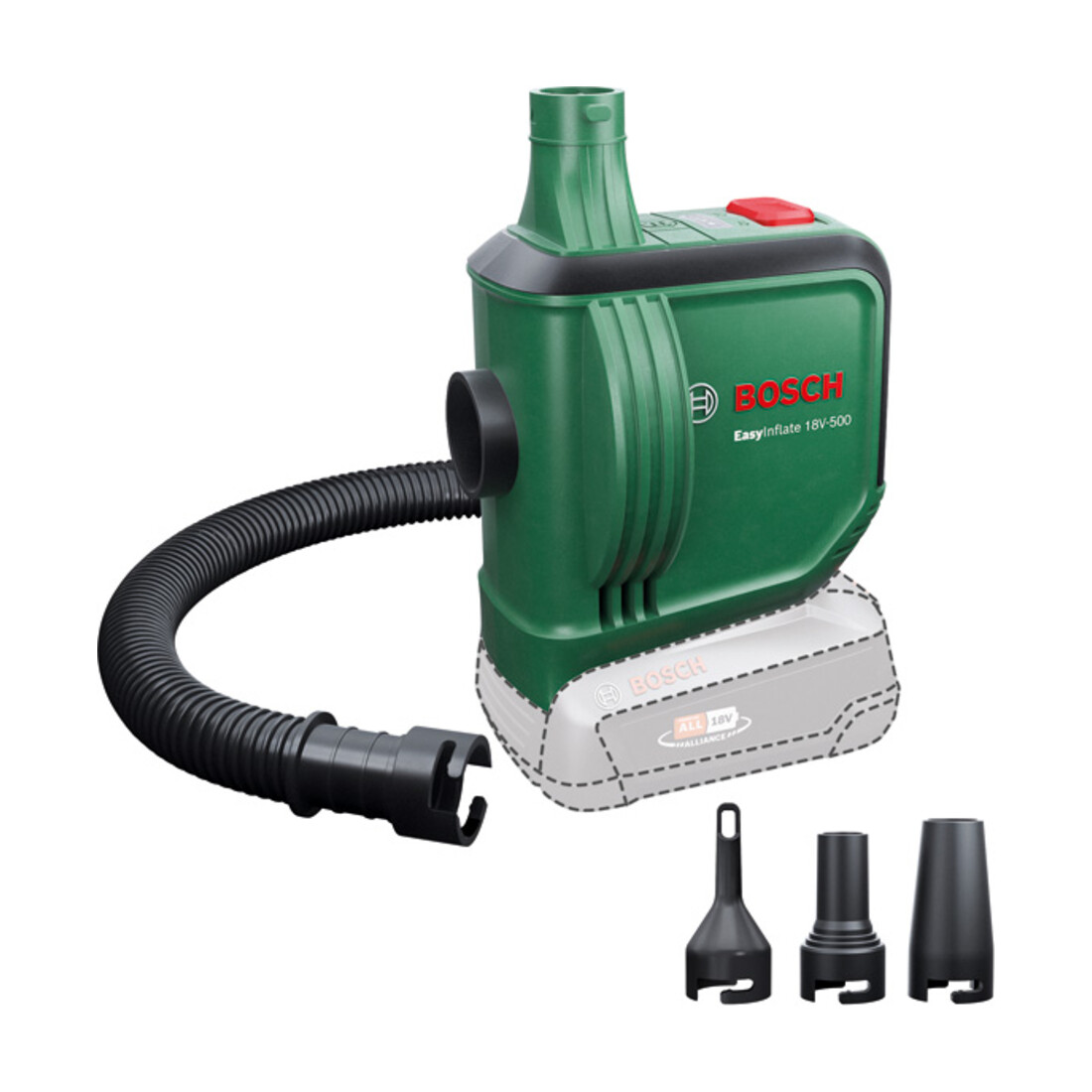 Pompe volumétrique sans fil EasyInflate 18V-500 Bosch