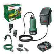 Pompes à eau de pluie sans fil Bosch GardenPump 18V-2000, chargeur AL 1810 CV-4