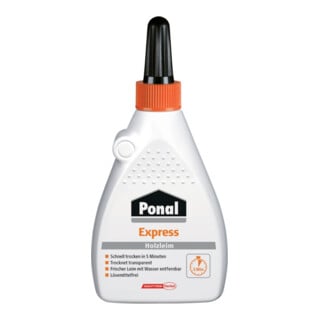Ponal Express PVAc Colle à bois blanche, flacon 120 g