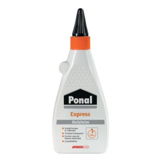 Ponal Express PVAc Colle à bois blanche, flacon 225 g