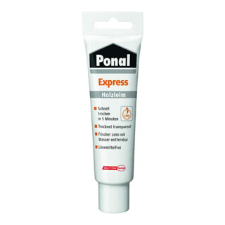 Ponal Express PVAc-Weißleim PN60X, 60 g Standtube