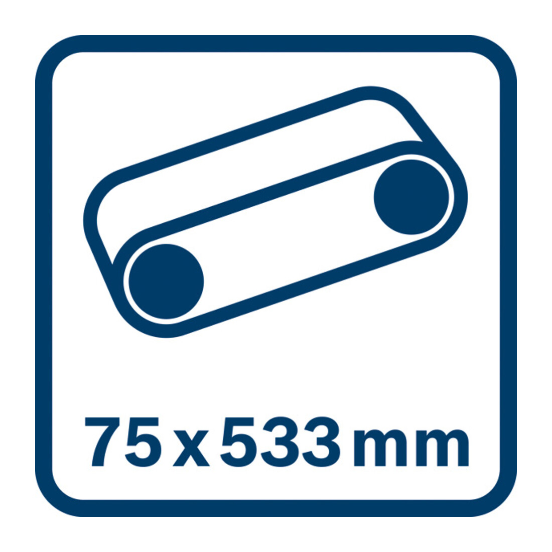 Ponceuse à bande Bosch GBS 75 AE ZB Case