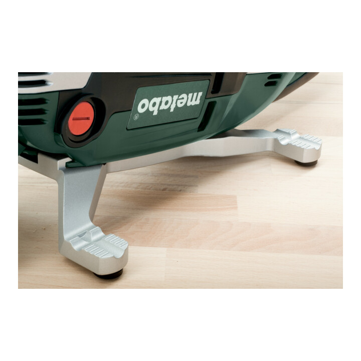 Ponceuse à bande Metabo BAE 75 avec support de machine ; boîte en carton