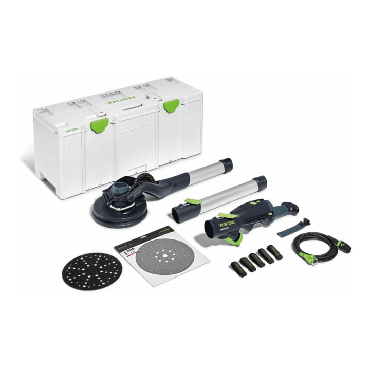 Set Festool Ponceuse à long col LHS 2 225 EQI-Plus PLANEX + Festool Kit de nettoyage standard RS-ST D 27/36-Plus