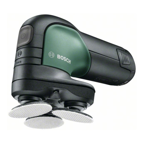 Ponceuse à disque et polisseuse sans fil EasyCurvSander 12 de Bosch, 1 x batterie PBA 12V, chargeur.