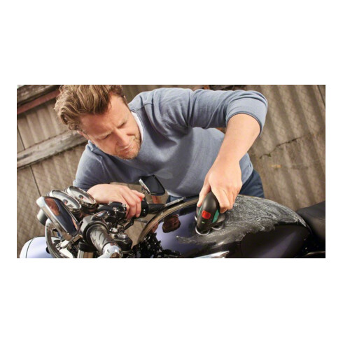 Ponceuse à disque et polisseuse sans fil EasyCurvSander 12 de Bosch, 1 x batterie PBA 12V, chargeur.
