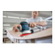 Ponceuse excentrique Bosch GEX 40-150 avec 1 x feuille abrasive M480 et L-BOXX