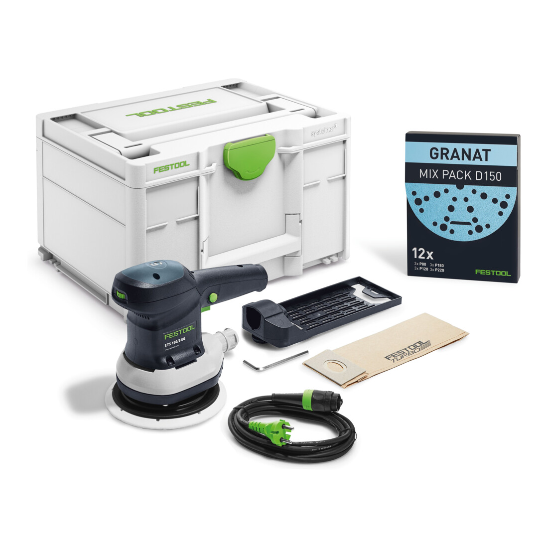 Ponceuse excentrique Festool ETS 150/5 EQ-Plus