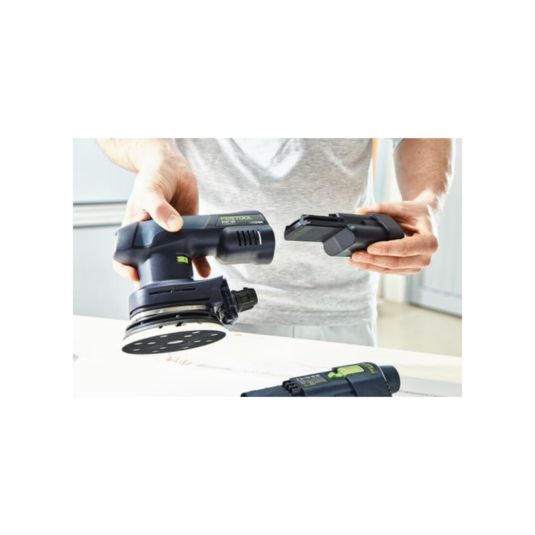 Ponceuse excentrique hybride ETSC 125-Basic Festool