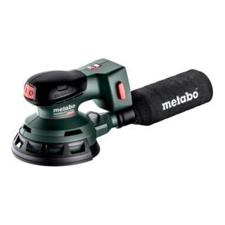 Ponceuse excentrique sans fil Metabo PowerMaxx SXA 12-125 BL avec plateau de ponçage de 125mm ; metaBOX 215