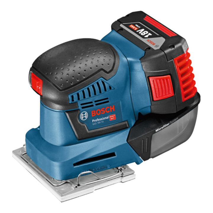 Ponceuse orbitale à batterie Bosch GSS 18V-10 Solo Version L-BOXX