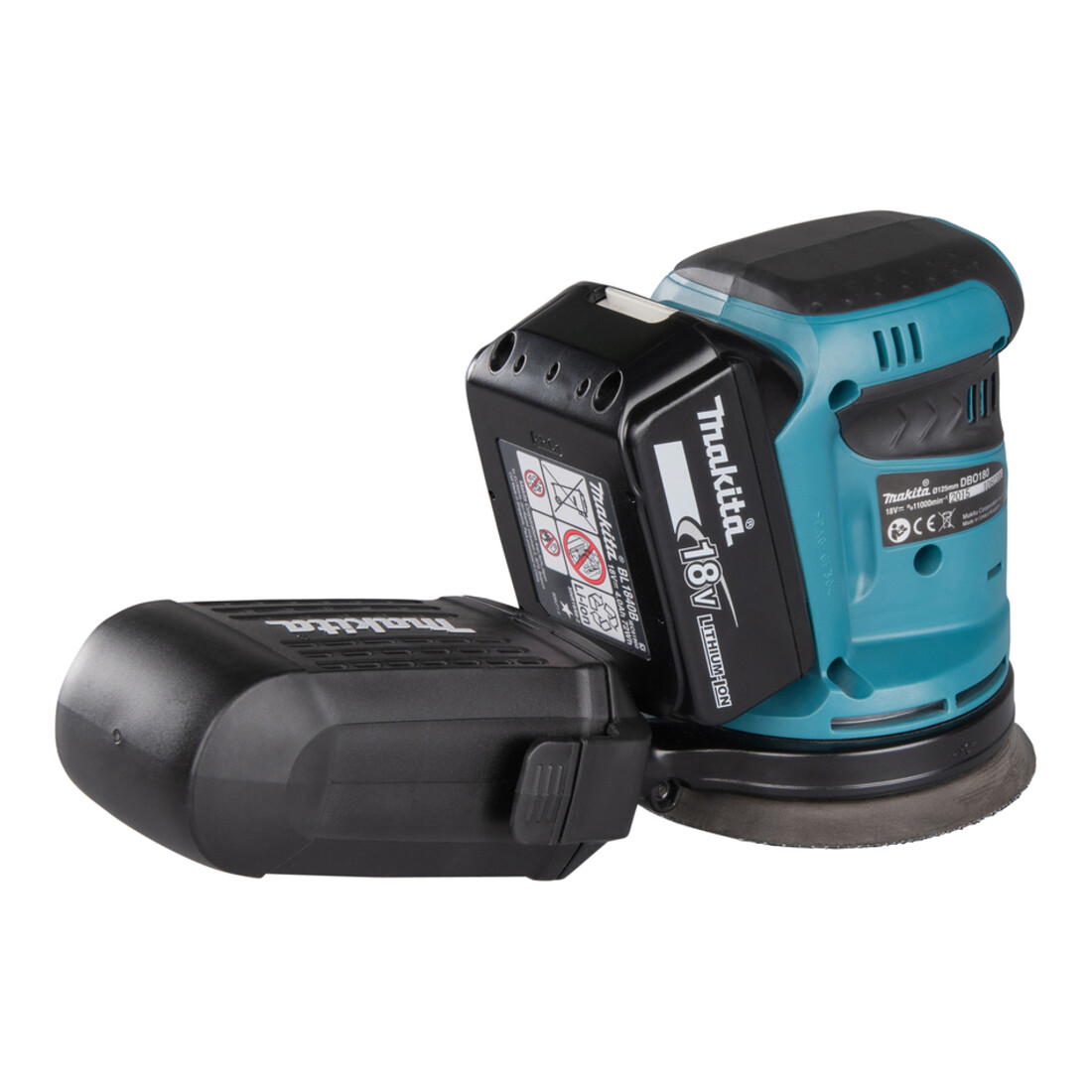 Ponceuse orbitale à batterie Makita DBO180RTJ