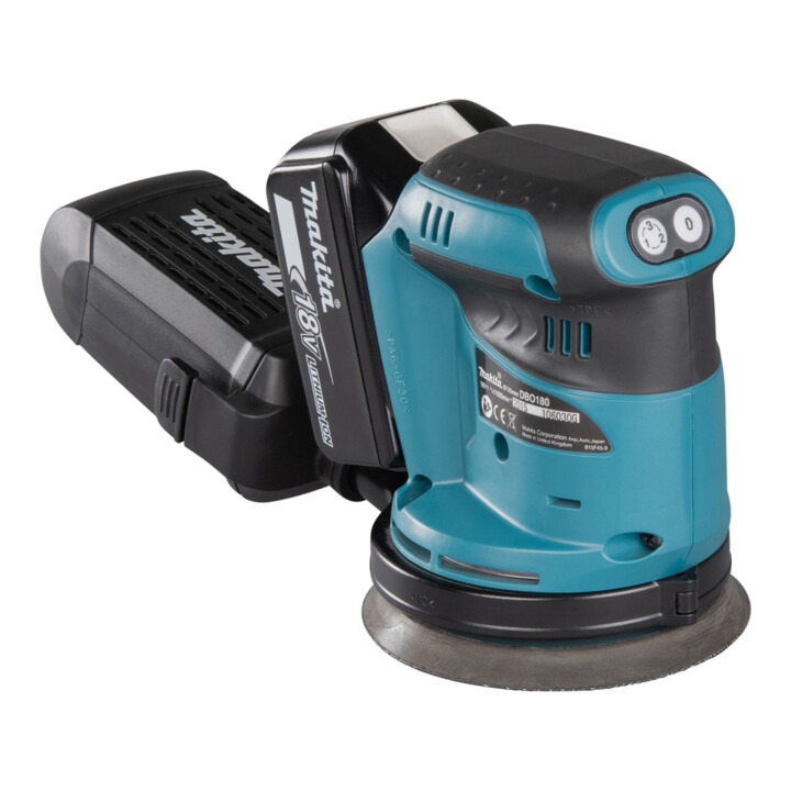 Ponceuse orbitale à batterie Makita DBO180RTJ