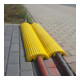 Pont de câble Moravia petit jaune 3 goulottes 1200 x 210 x 65 mm
