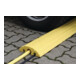 Ponts suspendus de tuyaux de câbles L1200xl210xH65mm caoutchouc plein jaune-3