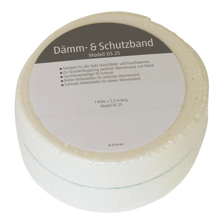 Poresta Dämm- und Schutzband DS 25 Ferroplast Körperschallentkopplung zur Wand