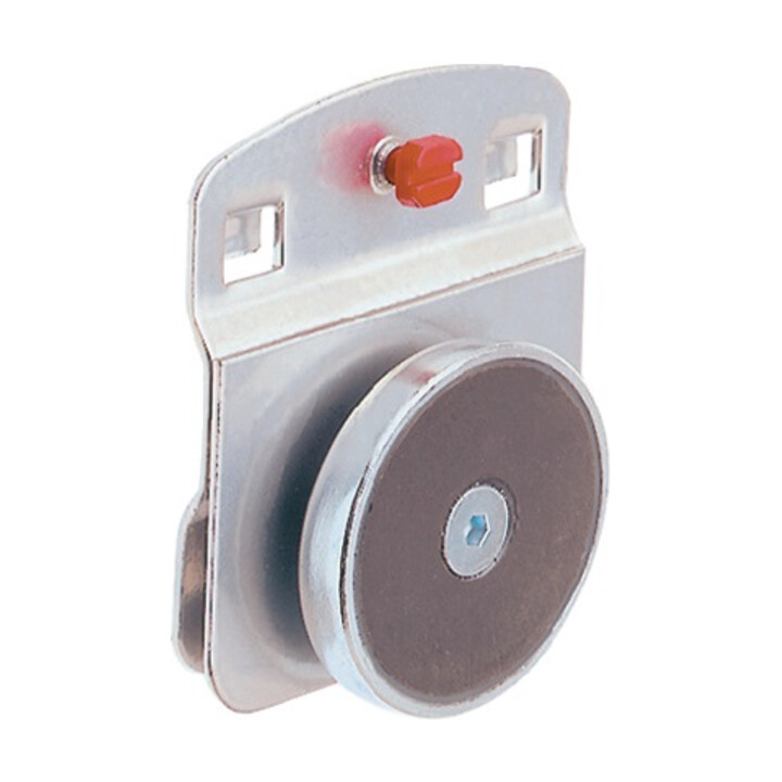 Porte-aimant D. 40 mm galvanisé p. panneaux perforés