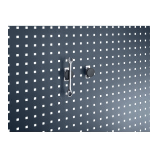 Porte-aimant D. 40 mm galvanisé p. panneaux perforés 2pièces/sachet BOTT